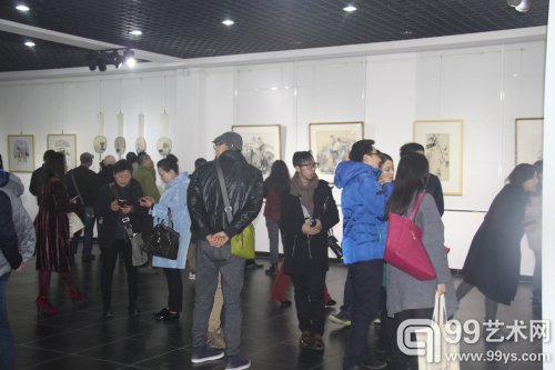 “素心若雪”全国著名女画家邀请展现场