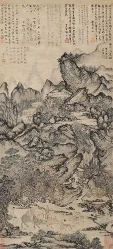 元 王蒙《稚川移居图》