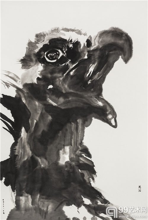 沈沁，相 No.17，2013  55x82cm  纸本水墨