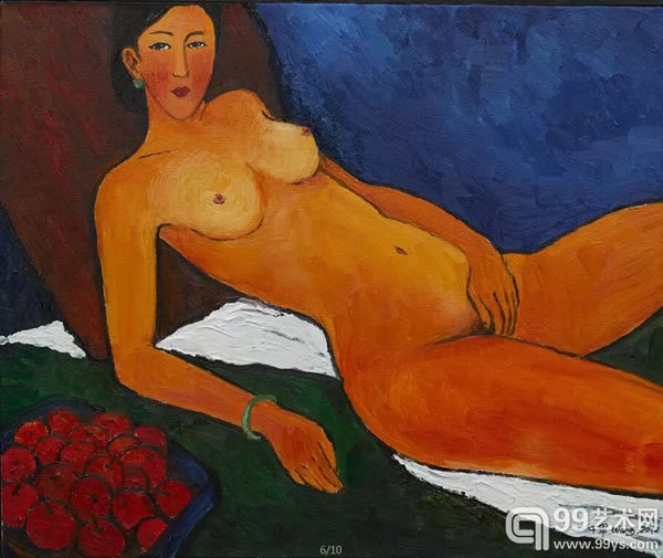 王中军 《我不是潘金莲之四》 2012年作 布面油画 50×60cm