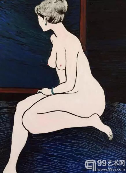 王中军 《洛杉矶的记忆》 2014年作 布面油画 60×46cm