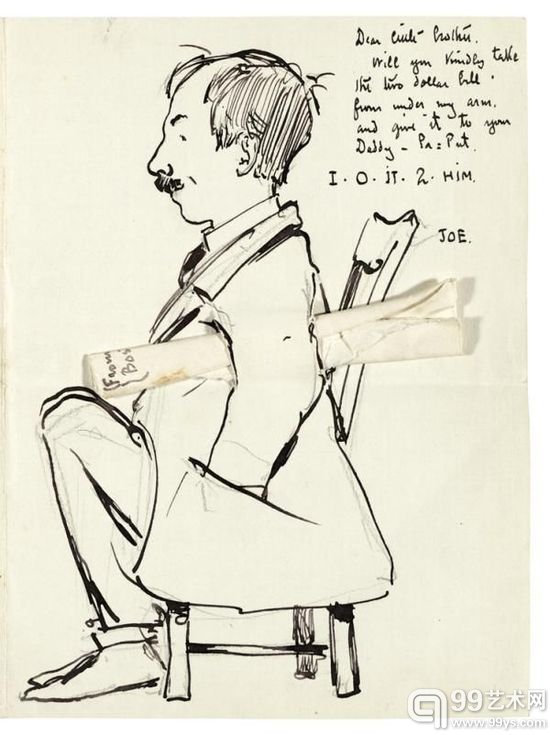 美国画家Joseph Lindon Smith的字实在有些难懂，但画还是萌萌的