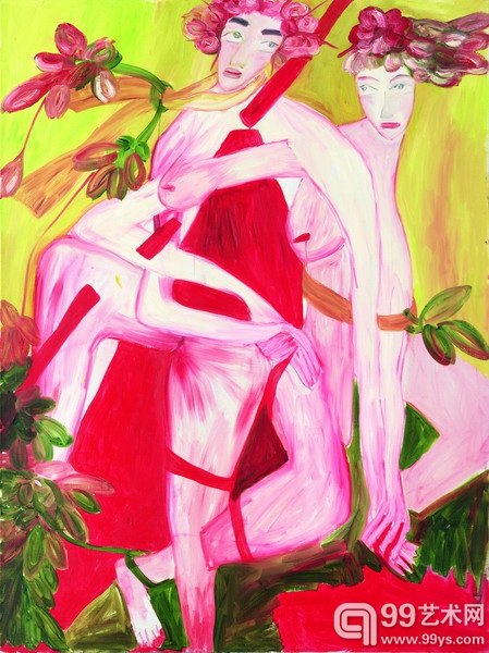 《燃烧的夏日》200 x 150cm 布面油画 2013