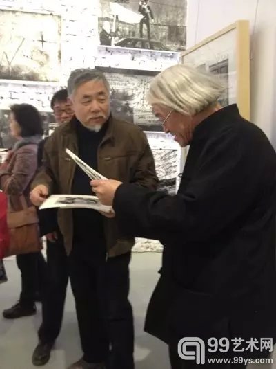 著名艺术家宋永平，诗人、艺评家岛子先生
