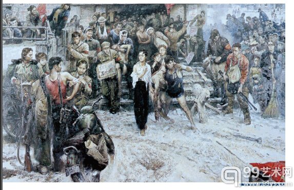 1968年X年X日.雪200X300cm 布面油画 1979