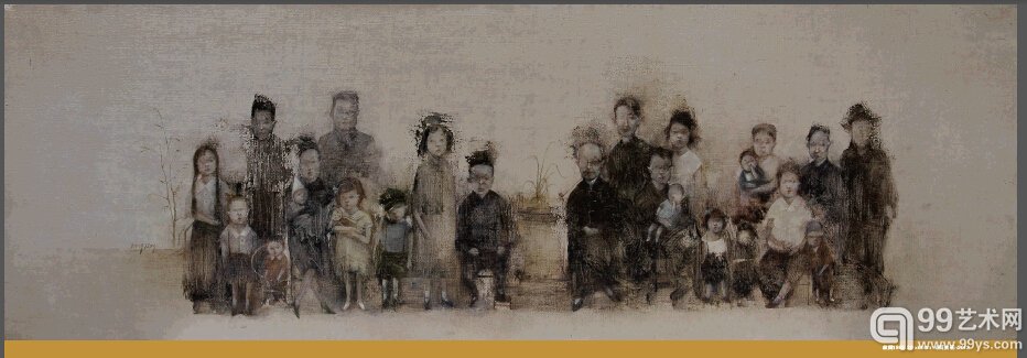 故园1983 20×60cm 布面油画 2013