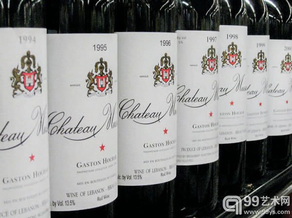 睦纱古堡红酒垂直年份1956 - 2005 黎巴嫩 - 贝卡河谷750ml 36瓶OWC 原装木箱酒庄直供, 保存良好估价：HK$100,000-150,000US$12,900-19,300