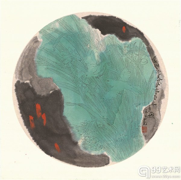 展翅迎春 43x43 2013