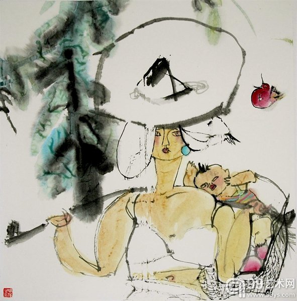 28归2005_70x70cm
