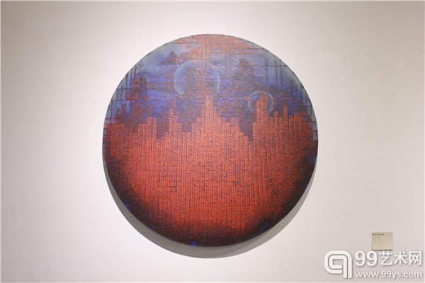 梁伟员作品《佛光》