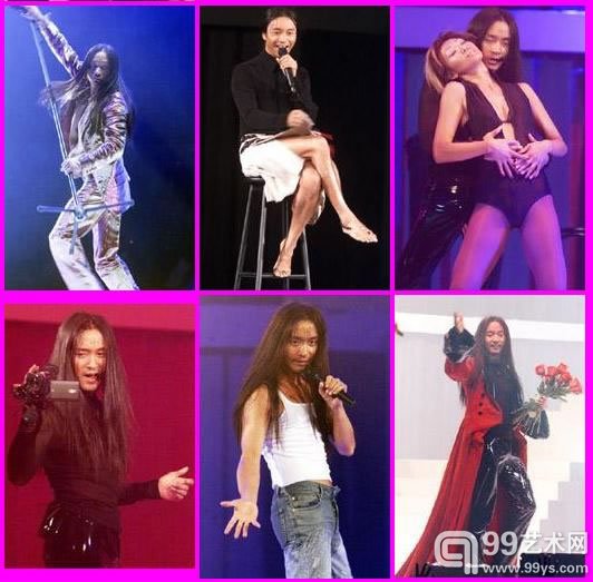 让·保罗·高提耶（Jean Paul Gaultier）为张国荣演唱会设计的各种造型集合