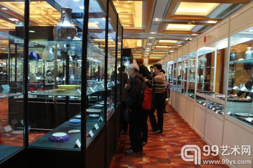 中国嘉德四季第41期暨十周年庆典拍卖会预展现场