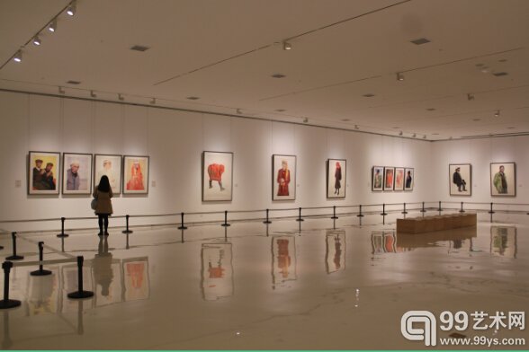 “质朴的精神——陈坚纸上作品展”现场