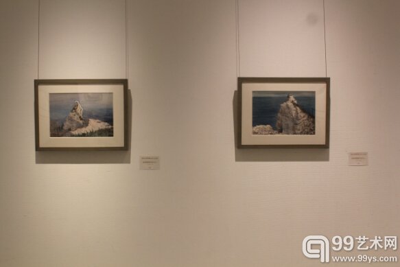 “质朴的精神——陈坚纸上作品展”现场