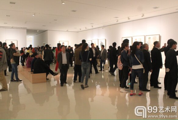 “质朴的精神——陈坚纸上作品展”现场