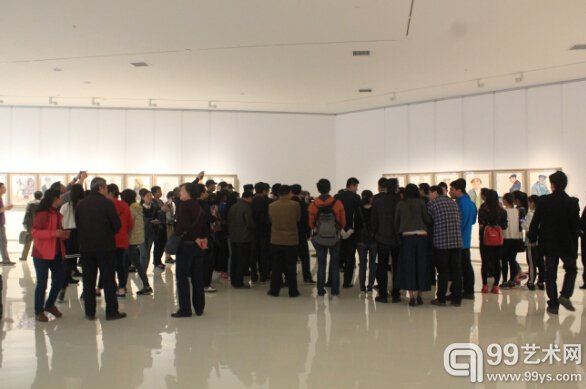 “质朴的精神——陈坚纸上作品展”现场