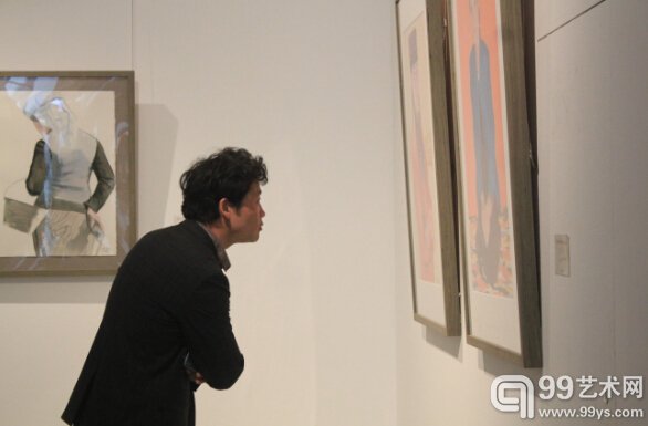 “质朴的精神——陈坚纸上作品展”现场