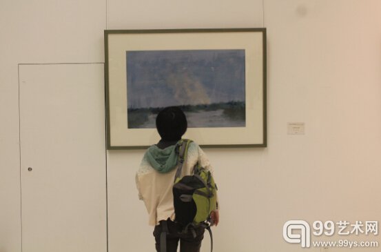 “质朴的精神——陈坚纸上作品展”现场