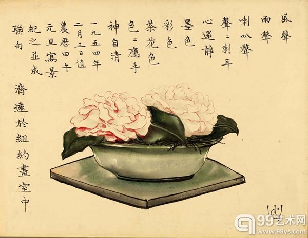 王济远 盆花
