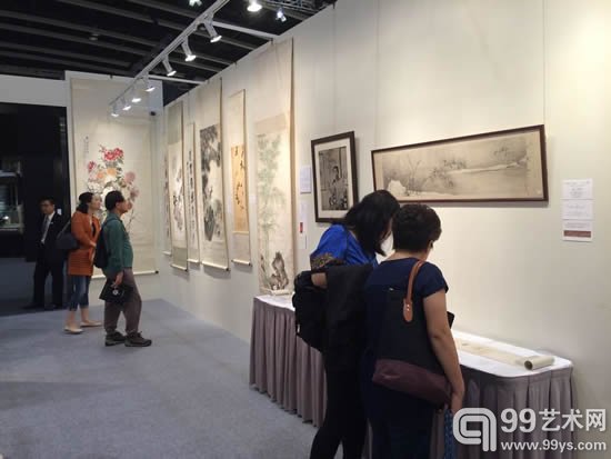 香港苏富比2015春拍预展现场
