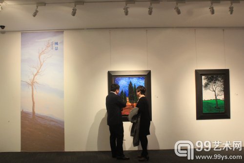 “作为画家的王中军——王中军个展”开幕现场