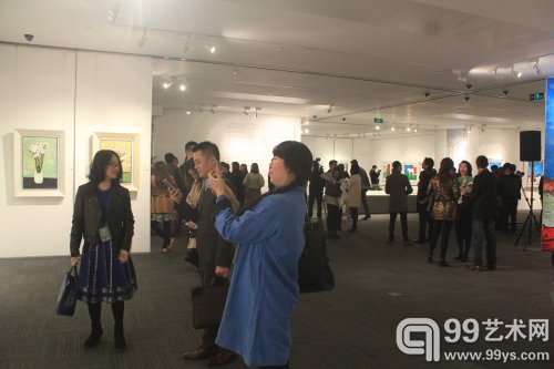 “作为画家的王中军——王中军个展”开幕现场