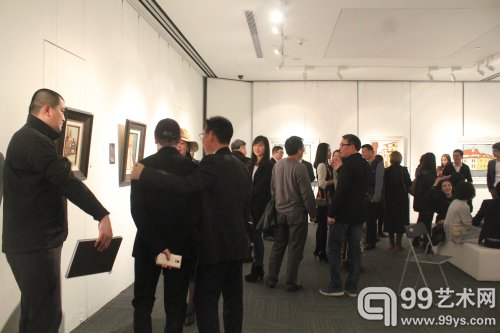 “作为画家的王中军——王中军个展”开幕现场