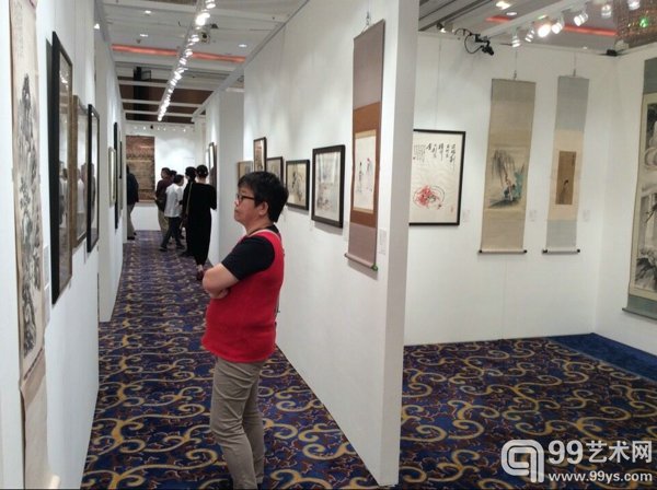 《观想——中国书画四海集珍》预展现场