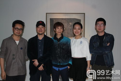 “物象的背后——兰坪个展”展览开幕现场：嘉宾合影