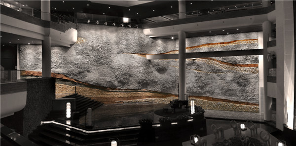 朱乐耕《生命之绽放》29x9.5m，2014年