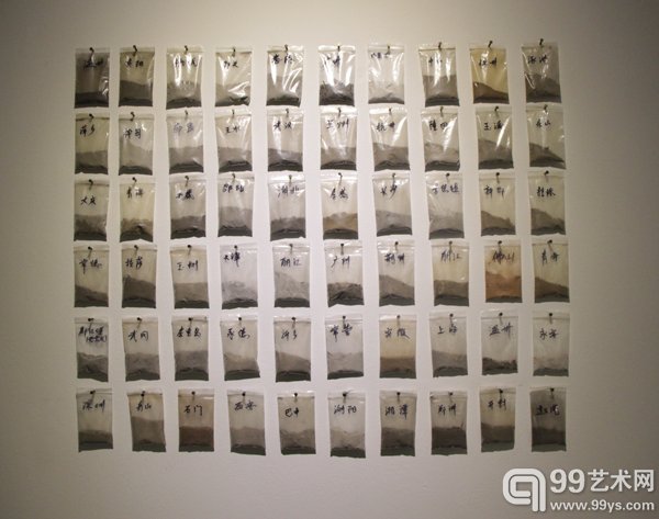 展览现场展出作品