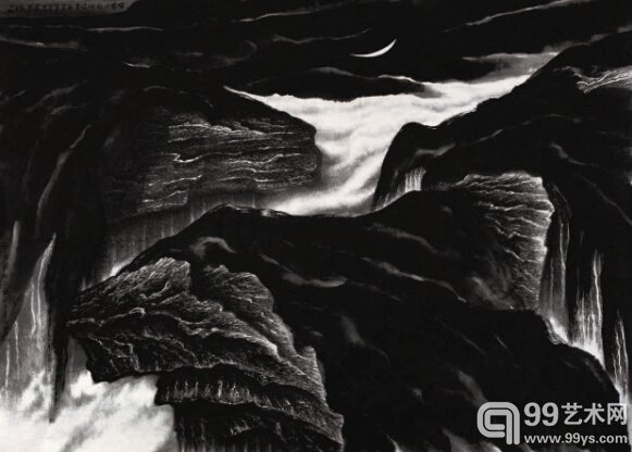 铁骨寒月共悠悠 180x240cm 2007