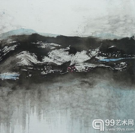 李晓峰作品 30x30cm 4纸本水墨 2015