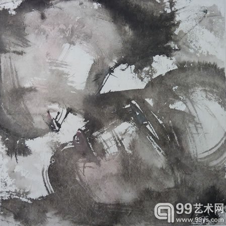 李晓峰作品 30x30cm 18纸本水墨 2015