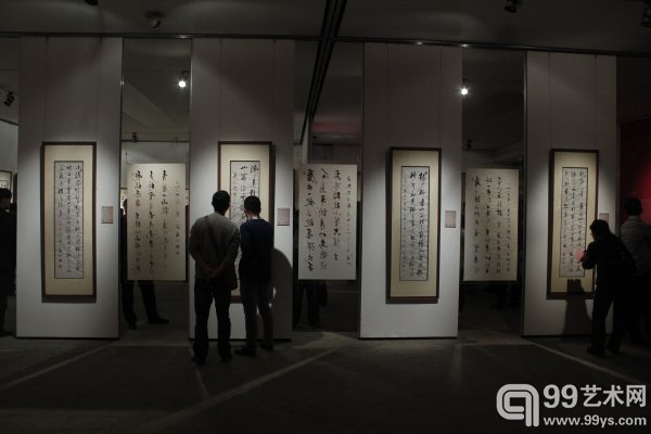 “纪念启功逝世十周年•启功、史世奇书画展”开幕现场