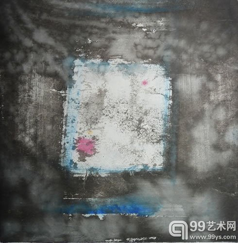 李晓峰作品 30x30cm 纸本水墨 2015