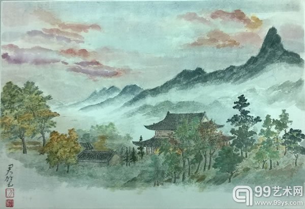 风景 纸本设色 41