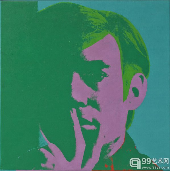 安迪·沃霍尔作品《自画像》（1966）
