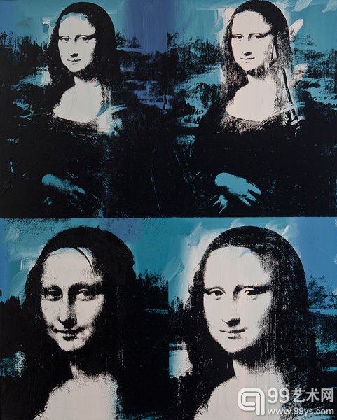 安迪·沃霍尔作品《四联蒙娜丽莎》（1978）