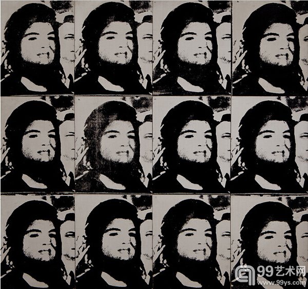 安迪·沃霍尔作品《Twelve Jackies》（1964）