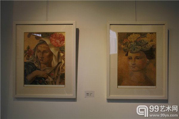 艺术家展出作品