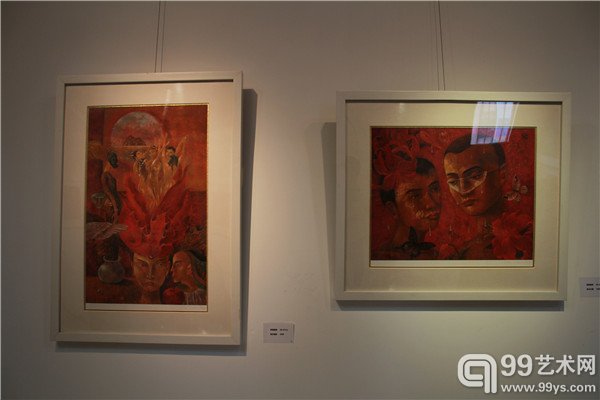 艺术家展出作品