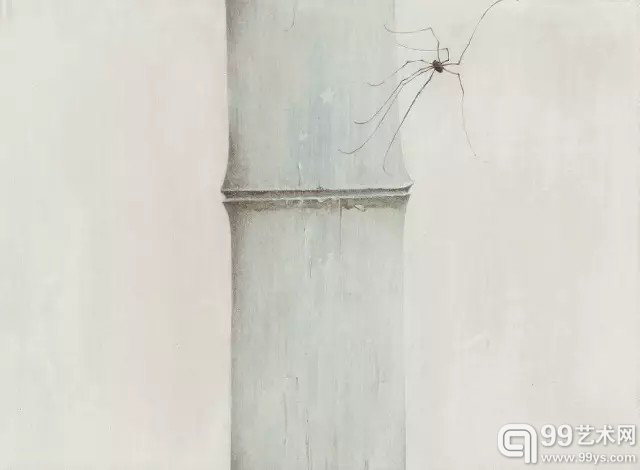 竹·蝶2 2014 蛋彩（tempera）38x28cm