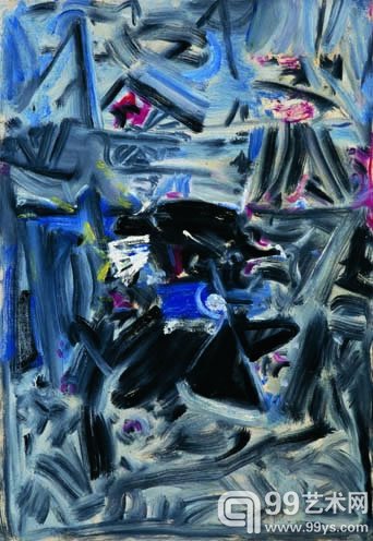 吴大羽 《谱韵-63》 布面油画 53.7×37.3 cm
