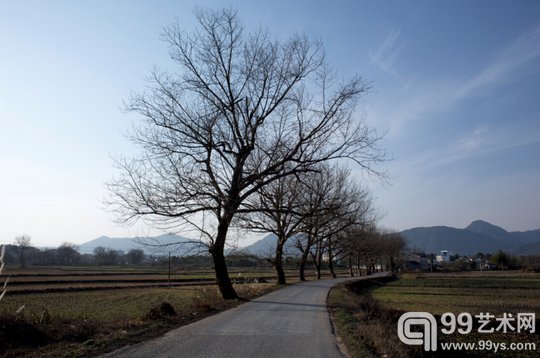 碧山村水口，县城通往碧山村的道路。