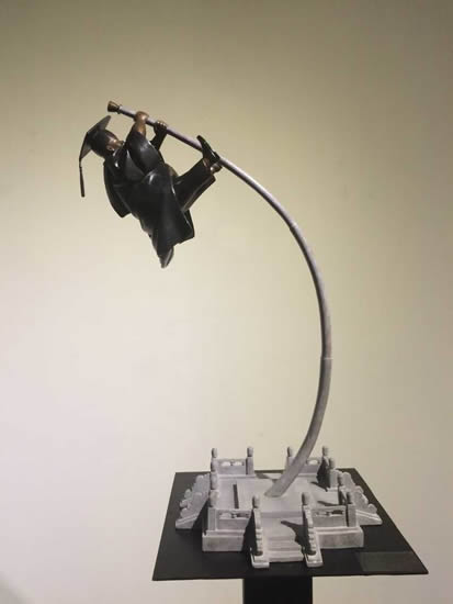 张艺法 《中国梦》 35×50×75cm 铸铜着色 2014