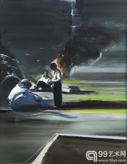 贾蔼力 星尘隐者 布面 油画 70×54cm