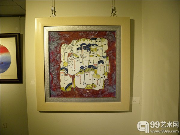 活动现场呈现作品