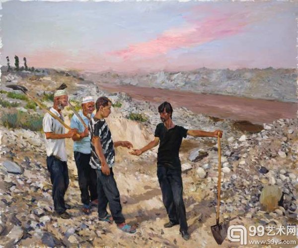 《东》2012年 布面油画 250x300cm