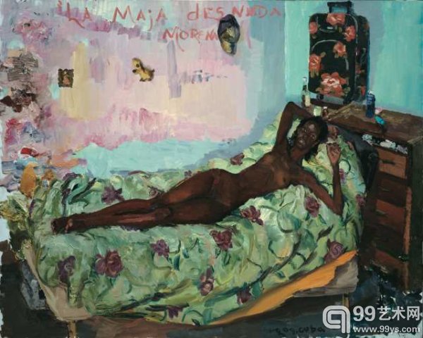《黑马哈》2009年 布面油画 200x250cm